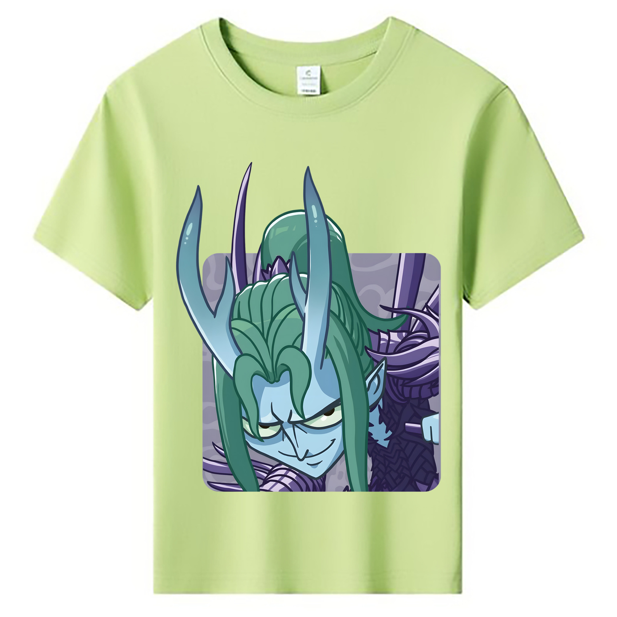 （画像用） Ne Zha 2 ナタ 魔童の大暴れ 綿100％キッズTシャツ（フロントプリント）